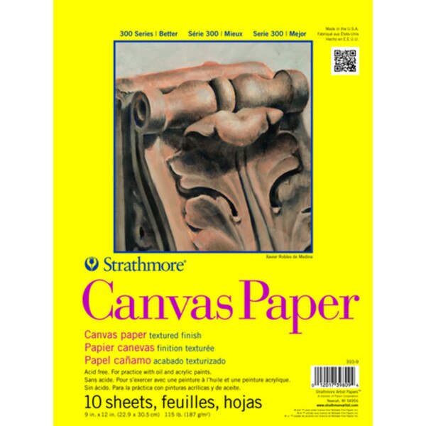 Strathmore Canvas Paper Pad 9x12
